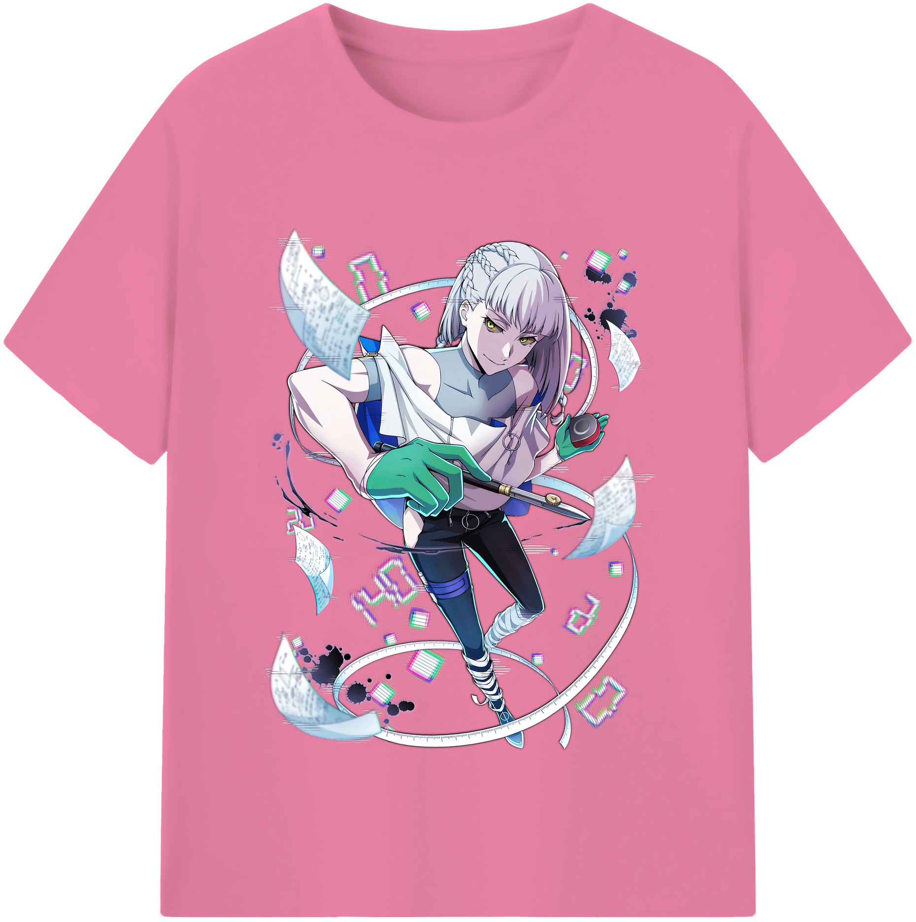（画像用） 文豪ストレイドッグス Bungo Stray Dogs 綿100％半袖Tシャツ（フロントプリント）